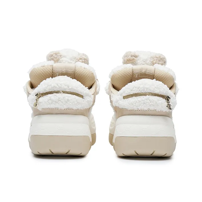 Champion CloudNine Cotton V1 Low Top Skateboard Shoes Women's Wheat Brown/Milk White-3