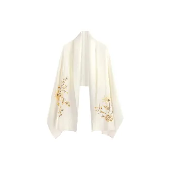 Shanghai Story 100% Sheep Wool Shawls Women's Fragrance Collection 3 Colors Available