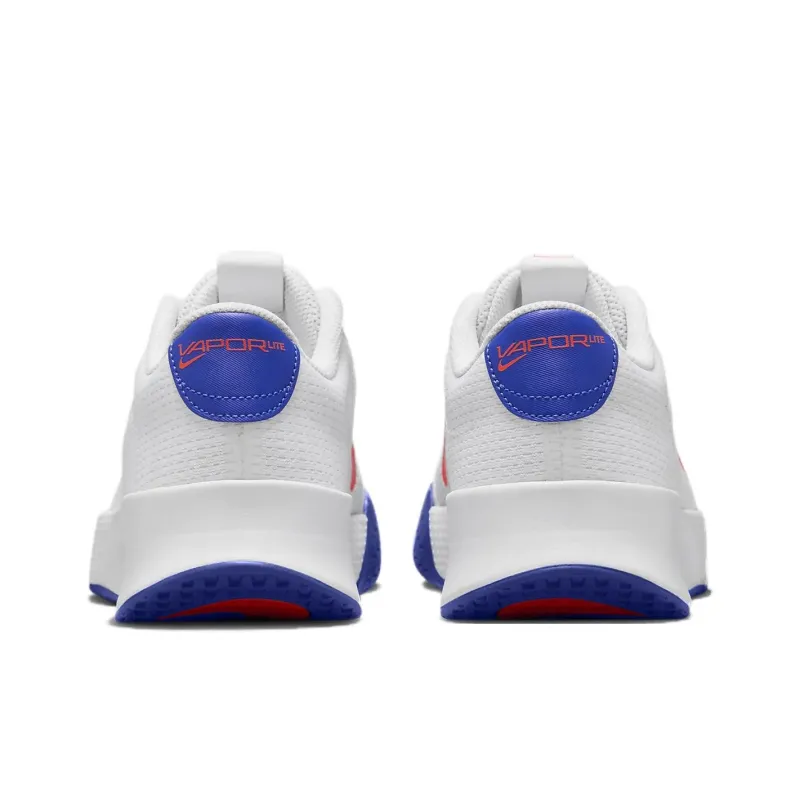 Nike Court Vapor Lite 2 Abrasion Resistant Low Top Tennis Shoes Men's White-3