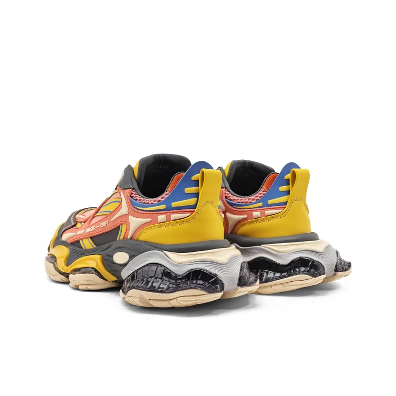 KMD Cushioning, Breathable, Height Increasing Low Top Chunky Sneakers Women's-8