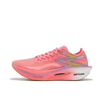 361° Fly Burn 3 Running Shoes Unisex Low Top Neon Light Coral/Purple Hydrangea