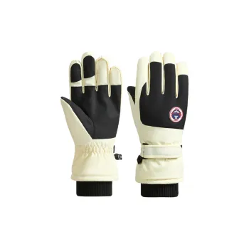 Eight Small Million High Density Windproof And Waterproof Fabric Gloves Unisex Light Gray/White/Pink/Beige