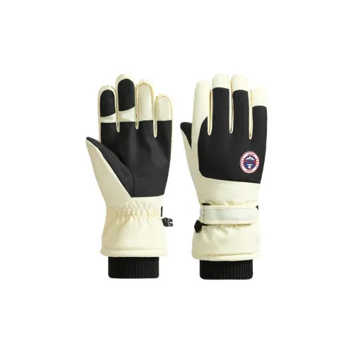 Eight Small Million High Density Windproof And Waterproof Fabric Gloves Unisex Light Gray/White/Pink/Beige