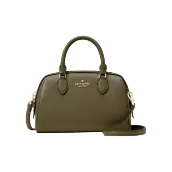 Kate Spade Saffiano Leather Handbag, Shoulder Bag, Crossbody Bag Trumpets Women's Seaweed Green