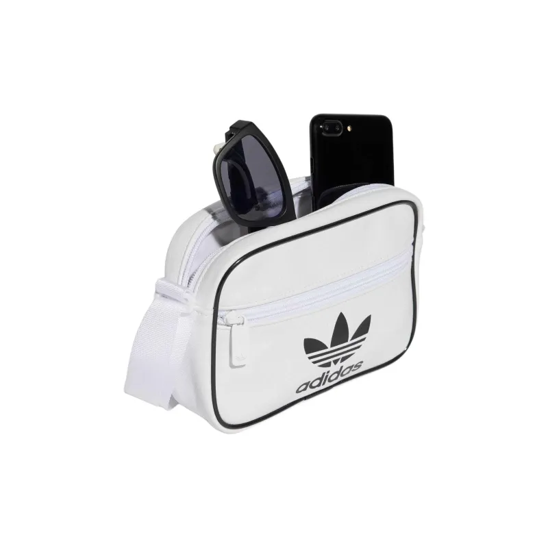 Adidas Originals ADICOLOR Polyurethane Shoulder Bag, Crossbody Bag Mini Unisex White-3