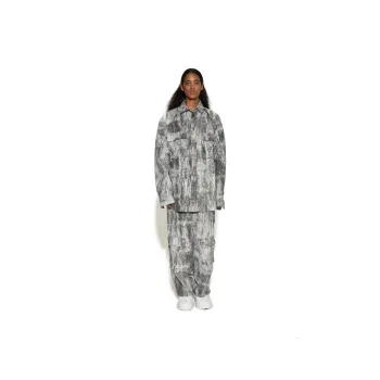 VANN VALRENCÉ Casual Pants Unisex Distressed Grey
