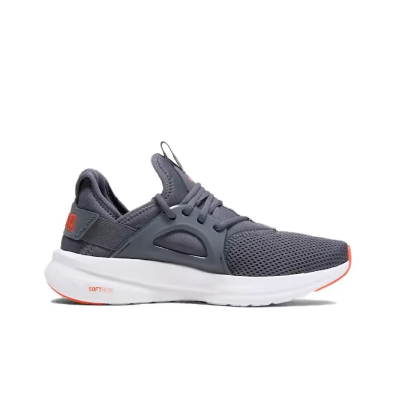 PUMA Softride Enzo Evo Slip Resistant Low Top Running Shoes Unisex Gray-1
