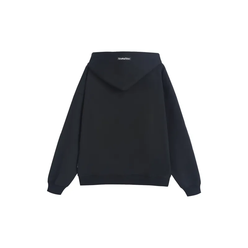 WAITINGWAVE Sweatshirt Unisex Black-1