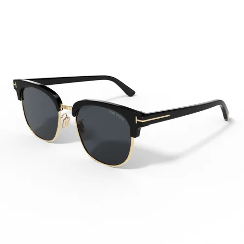 Chrome Hearts Plate And Metal Browline Eyeglass Frames Unisex