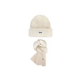 Beige Hats & Caps+Beige Scarf
