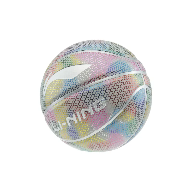 LiNing PU Basketball Iridescent Gradient Size 7 Reflective Unisex-3