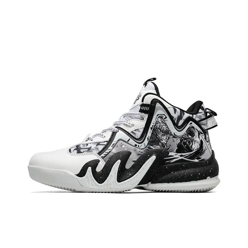 Wooden Rabbit Slip Resistant Mid Top Basketball Shoes Unisex-0