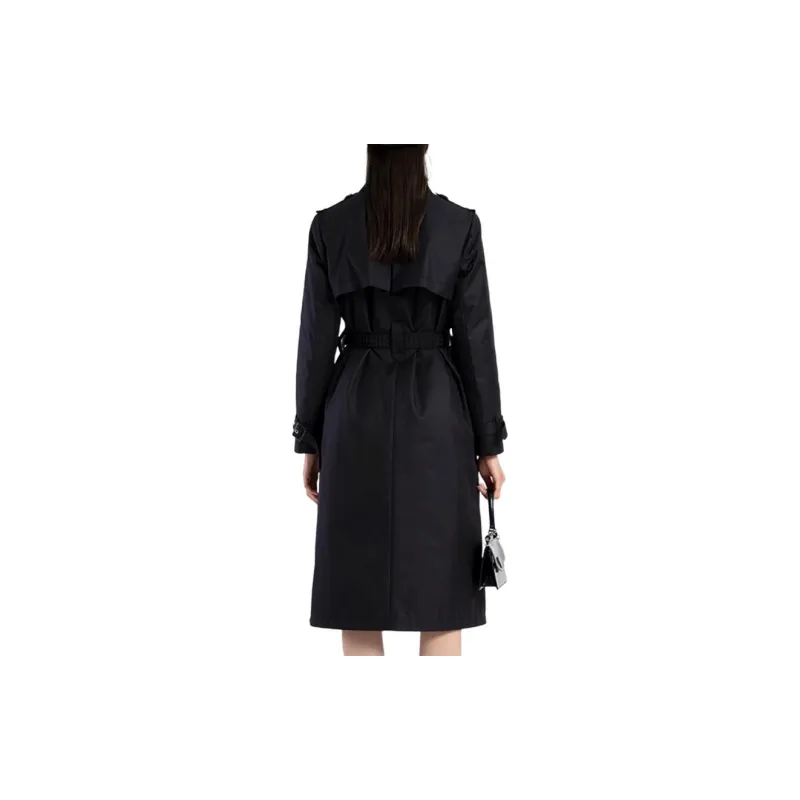 BESIONIA FW22 Trench Coat Women's Black-2