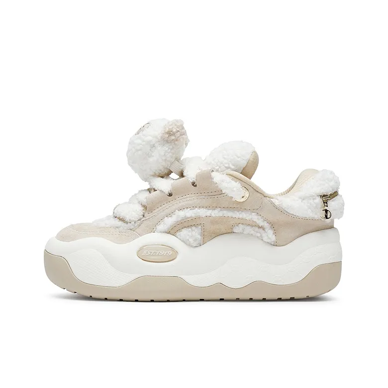 Champion CloudNine Cotton V1 Low Top Skateboard Shoes Women's Wheat Brown/Milk White-0