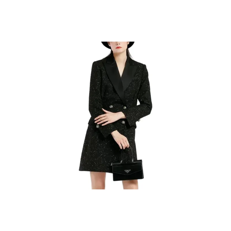 BESIONIA FW24 Coats Women's Black-1