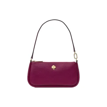 Kate Spade Litchi Grain Leather Shoulder Bag Handbag Shoulder Bag Women's Black Gooseberry