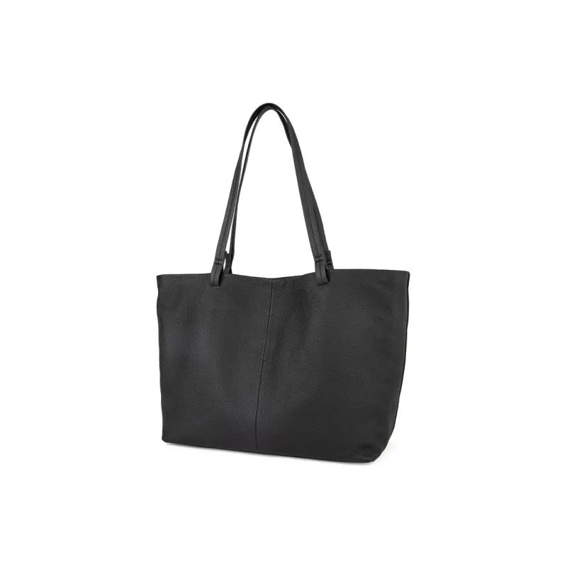 VENOF Cow Leather Tote Bag For Lazy Commute Shoulder Bag Large Size Women's-8
