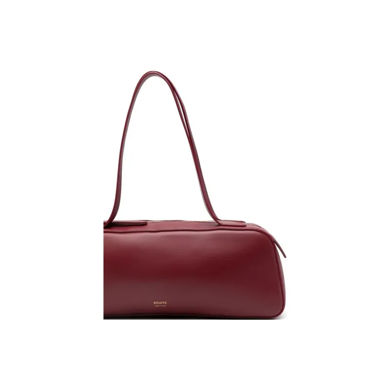 KHAITE Calfskin Handbag Shoulder Bag Women's Burgundy-2