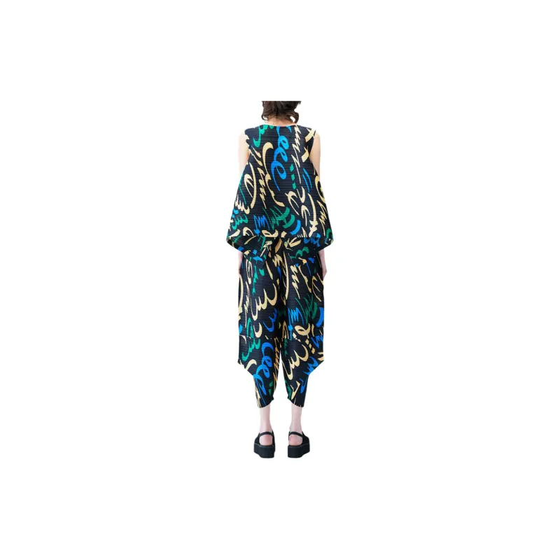 PLEATS PLEASE ISSEY MIYAKE Fizzy Abstract print Blouse-2