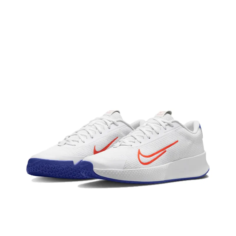 Nike Court Vapor Lite 2 Abrasion Resistant Low Top Tennis Shoes Men's White-2