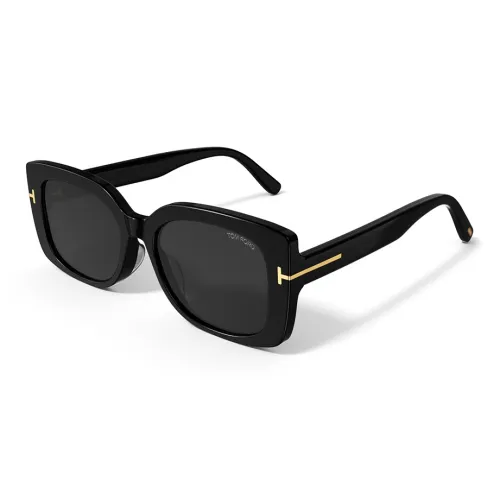 TOM FORD Plate Frame Square Sunglasses Unisex