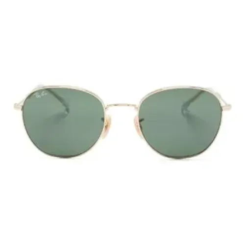 RayBan Metal Square Sunglasses Men's Gold