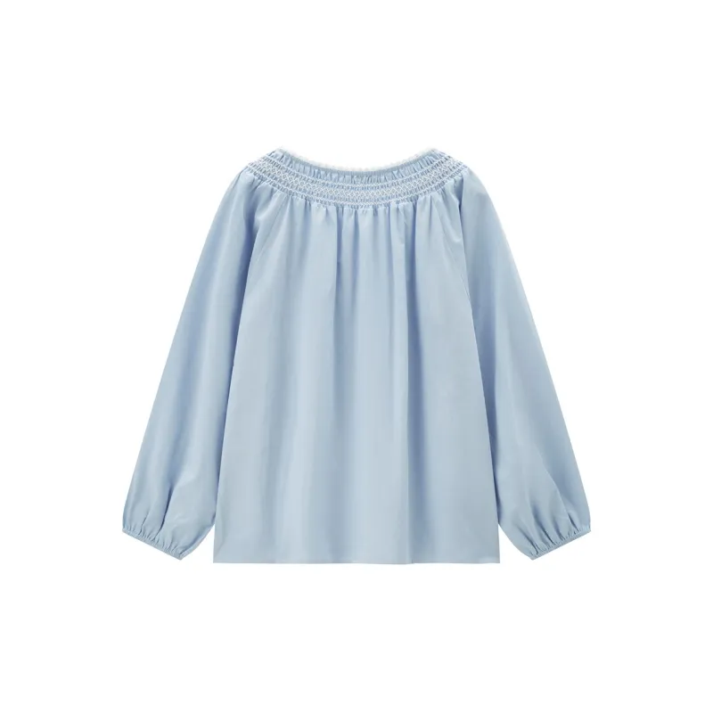 UNIQLO Shirts Women's 72 Sky Blue-1