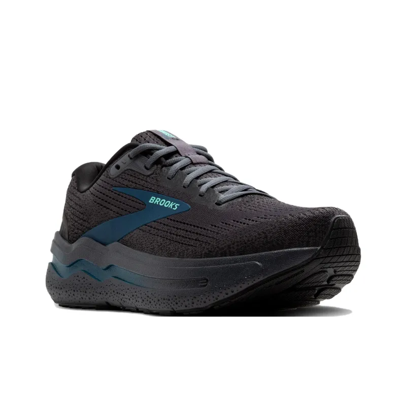Brooks Ghost Ma Anti Slip And Wear Resistant Lightweight Low Top Running Shoes Men's Black-2