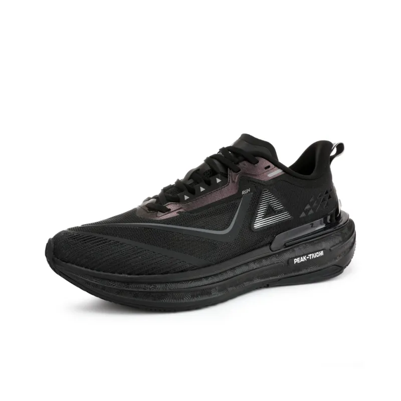 PEAK Cushioning, Slip Resistant, Abrasion Resistant, Breathable Low Top Running Shoes Men's Black-2