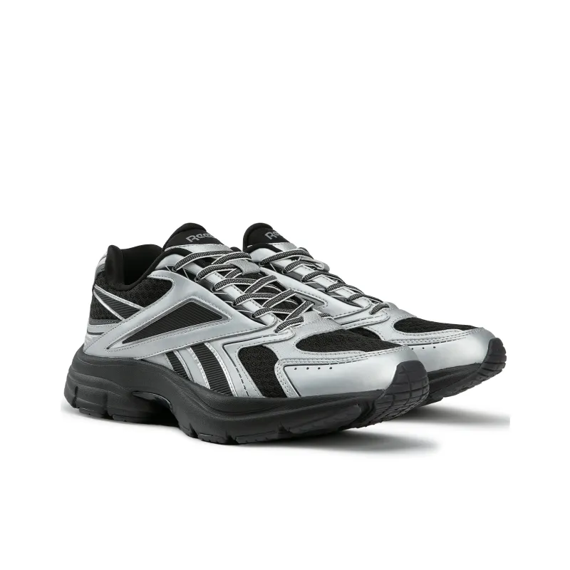 Reebok Anti Slip And Wear Resistant Breathable Low Top Running Shoes Unisex Black Silver-1