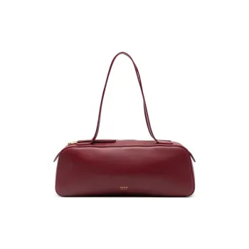 KHAITE Calfskin Handbag Shoulder Bag Women's Burgundy