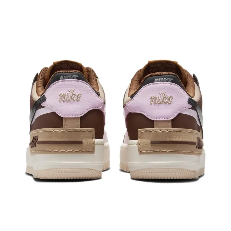 Nike Air Force 1 Low Shadow Light British Tan Pink Foam Women's-4