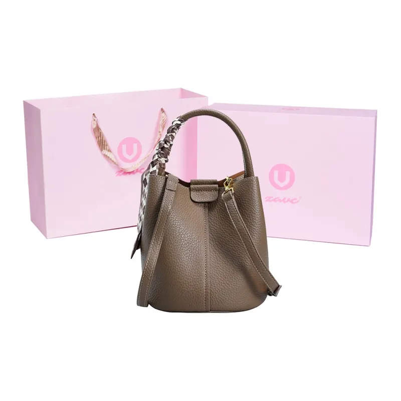 ZAVC PU Handbag Women's White/Black/Gray/Beige Yellow-17