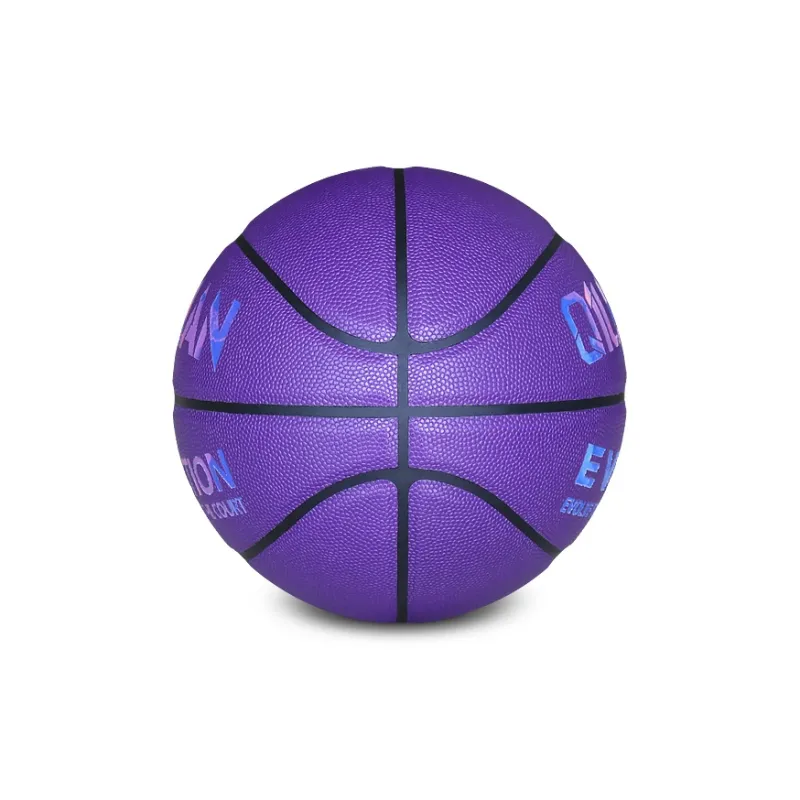 POVIT PU Basketball Purple Size 7 Training Unisex-3