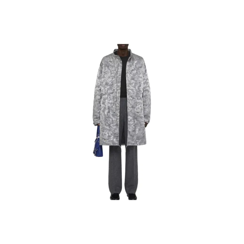 GIVENCHY Coats Men's Light Gray-1