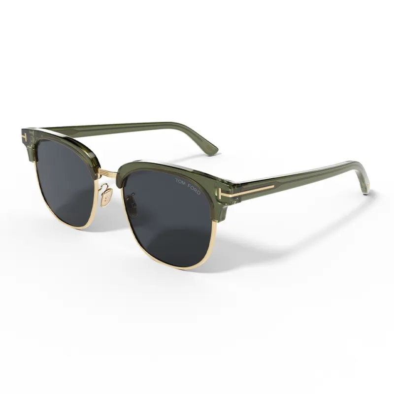 TOM FORD Plate Alloy Frame Browline Sunglasses Unisex-6