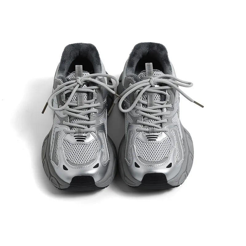 HUANQIU Cushioning Anti-Slip And Wear-Resistant Low-Top Chunky Sneakers Women's-3