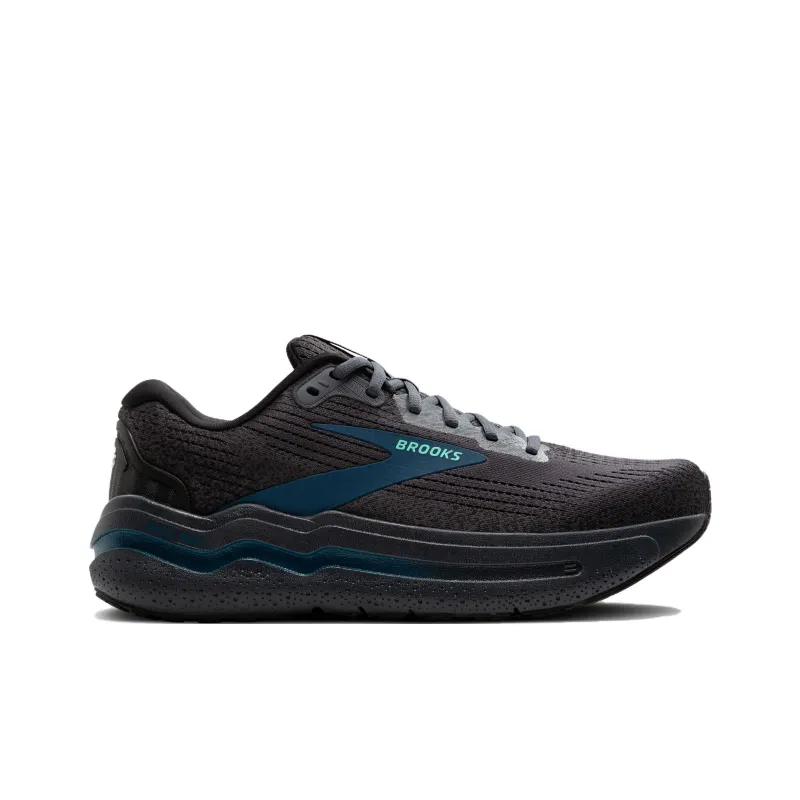 Brooks Ghost Ma Anti Slip And Wear Resistant Lightweight Low Top Running Shoes Men's Black-1