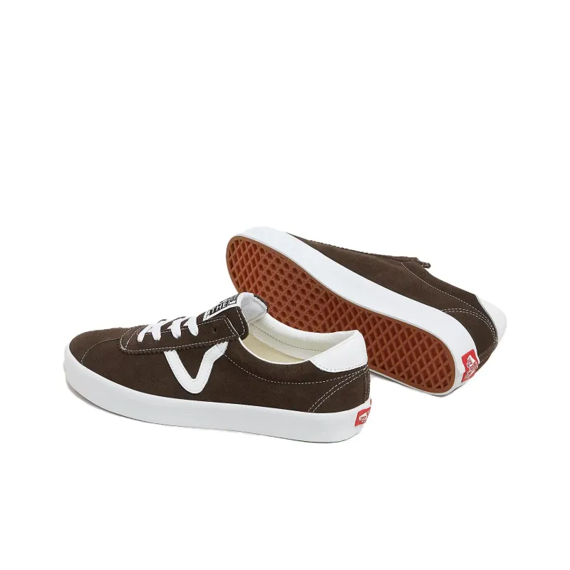 Vans Vans Sports Anti Slip Wear Resistant Low Top Skateboard Shoes Unisex Brown-3
