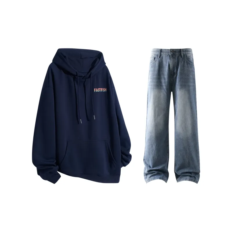 FASTFISH Sweatshirt Sets Unisex-55