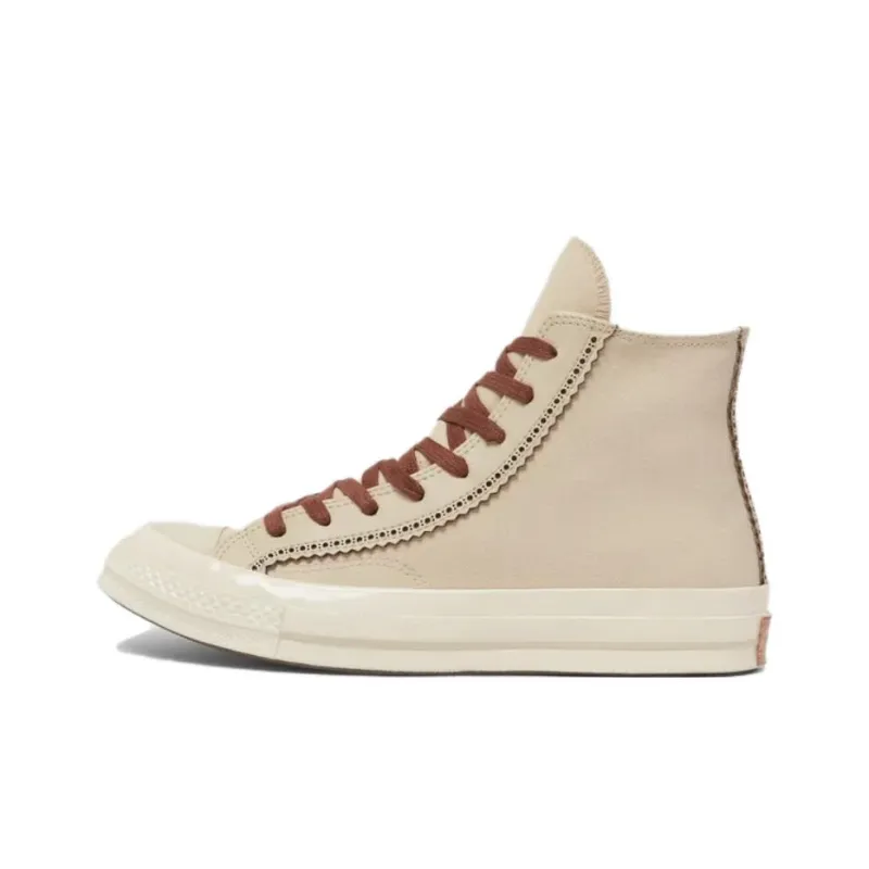 Converse 1970s Slip Resistant High Top Skateboard Shoes Unisex Brown-0