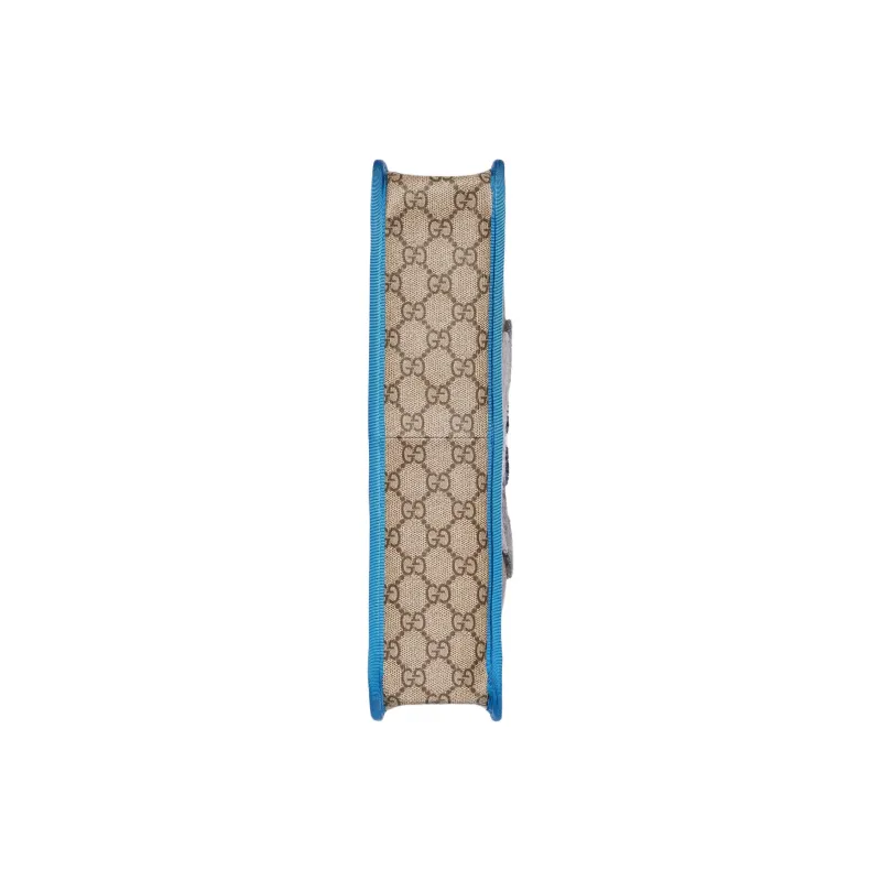 GUCCI GG Supreme Canvas Tote Bag Shopping Bag Handbag Kids' Beige & Ebony-4