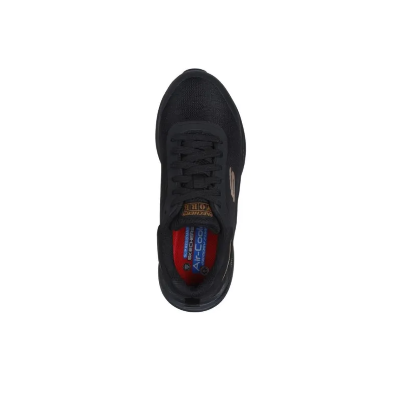 Skechers Work Wear-Resistant Low-Top Casual Shoes Women's Black-3