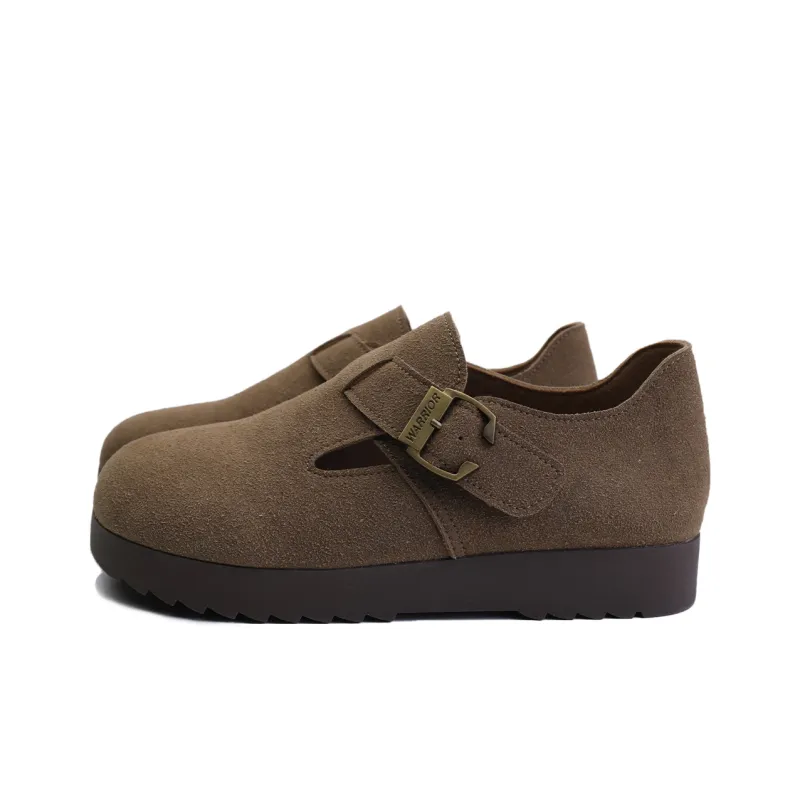 Warrior Non-slip Lightweight Low-Top Casual Shoes Women's Khaki-2