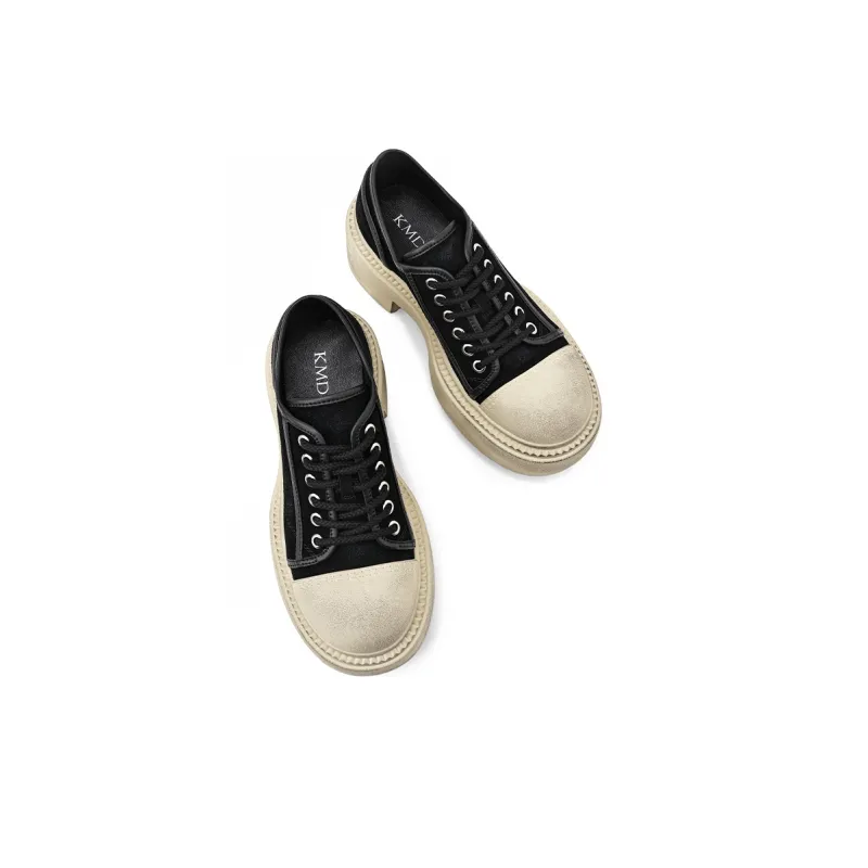 KMD Casual Single Shoes 8CM Women's-2