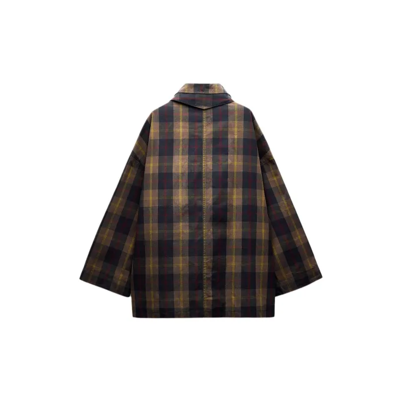 ZARA Trench Coat Women's Multicolor-1