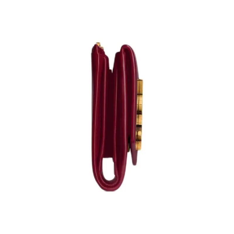 SAINT LAURENT UPTOWN Calfskin Wallet Women's Red-2