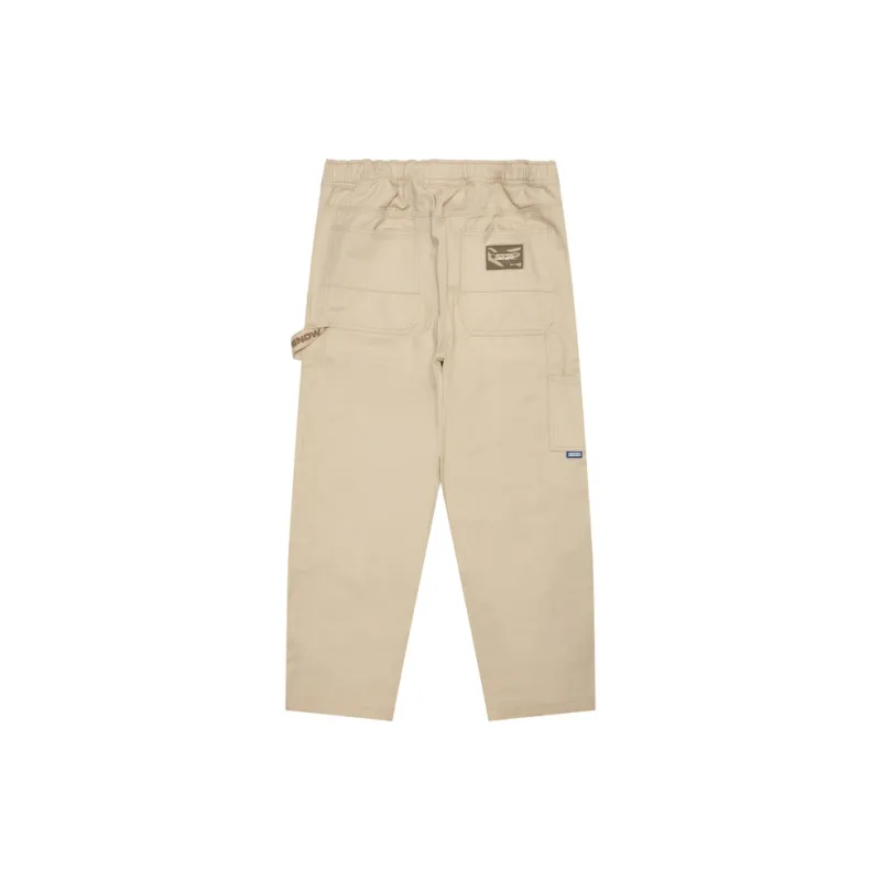 Aape Moonface Logo Straight leg Trousers-1