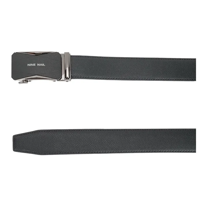 NINE NAIL Cow Leather Leather Belts Men's Width  3.5cm-3