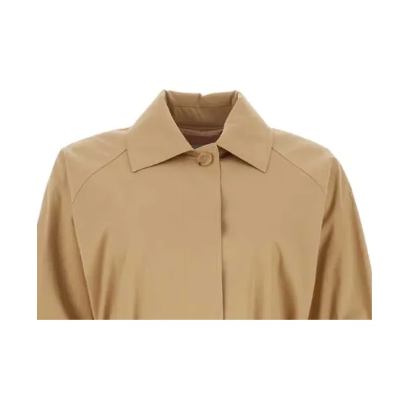 MaxMara Belted Collared Trench Coat-3
